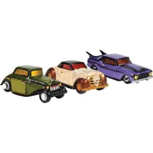 Set of 3 Creepy Cars - Halloween Village by Department 56