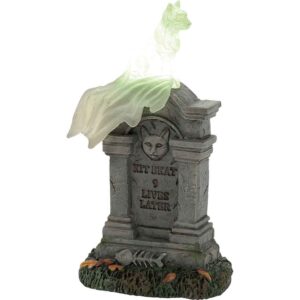 Lit Kit E.Kat Tombstone - Halloween Village Accessories by Department 56