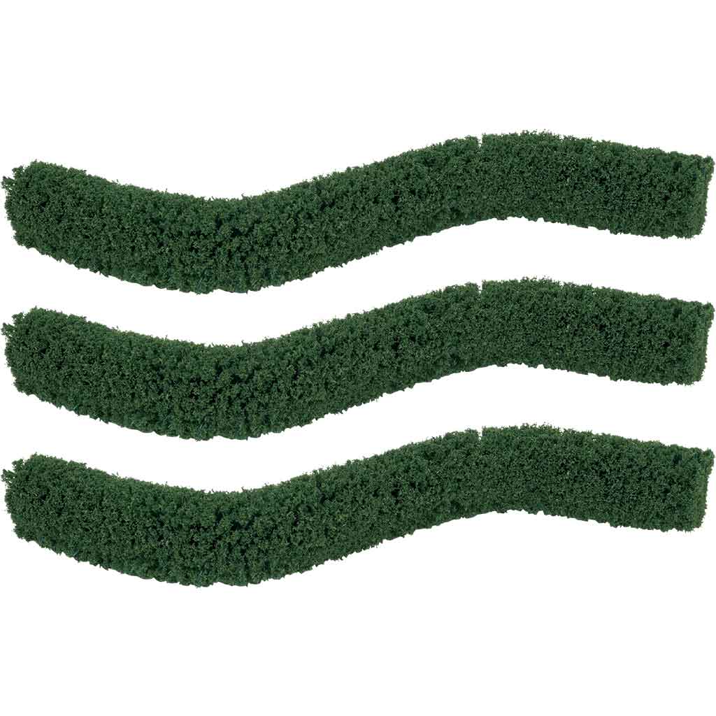 Green Flexible Sisal Hedge Set of 3 - Halloween Village Accessories by Department 56