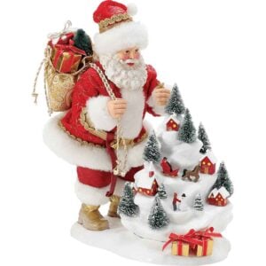 Quaint Village - Santa Figurine by Possible Dreams