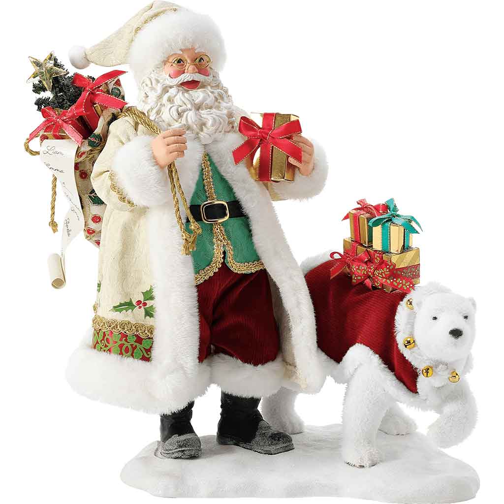 Polar Pair - Santa Figurine by Possible Dreams