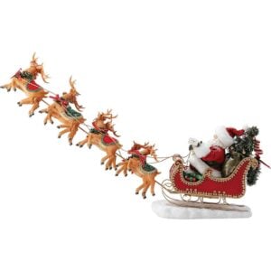 Snowy Sleighride - Santa Figurine by Possible Dreams