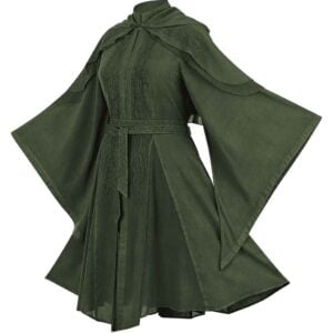 Lorana Elven Coat - Moss Green - Limited Edition