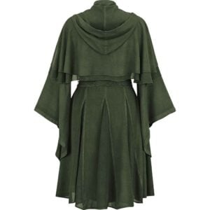 Lorana Elven Coat - Moss Green - Limited Edition