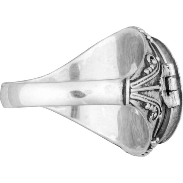 Oval Gothic Poison Ring