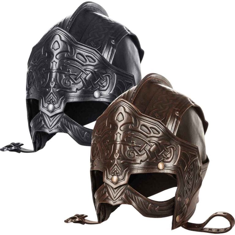 Leather Helmets, Medieval, LARP, & SCA Helmets - Medieval Collectibles