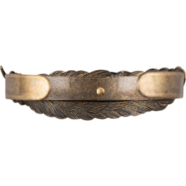 Fallen Feather Jeweled Cuff Bracelet