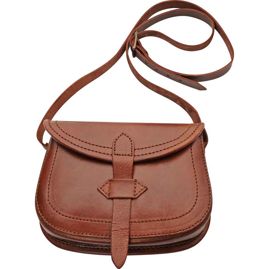 Medieval Merchant's Leather Belt Pouch