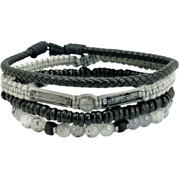 Granite Shadow Bracelet Set