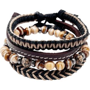 Stone Warrior Medieval Fantasy Bracelet Set