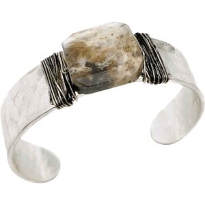 Dendritic Medieval Fantasy Cuff Bracelet