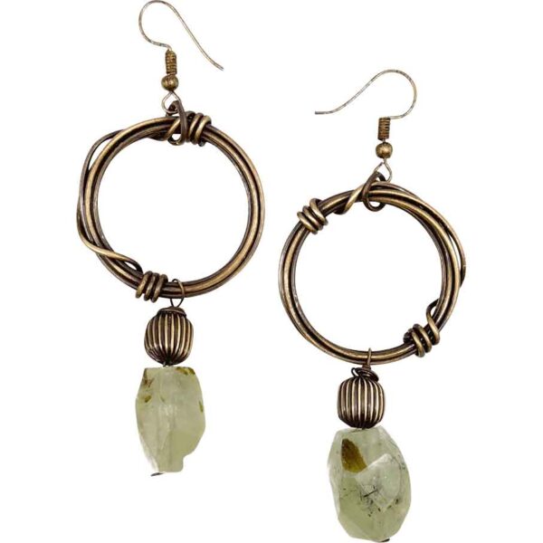 Stone Mage Medieval Fantasy Earrings