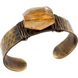Aventurine Medieval Fantasy Cuff Bracelet