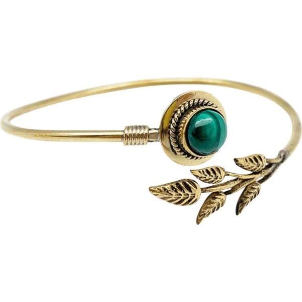 Leaf Fantasy Malachite Bracelet