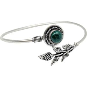 Leaf Fantasy Malachite Bracelet
