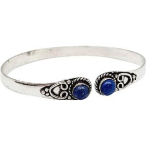Lapis Medieval Fantasy Cuff Bracelet