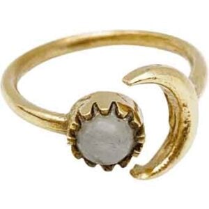 Sun and Moon Cuff Ring