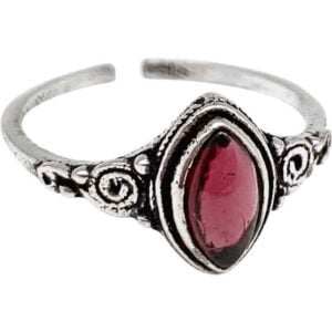 Medieval Noble Garnet Ring