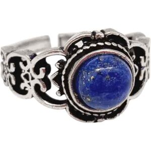 Medieval Seamrog Lapis Ring