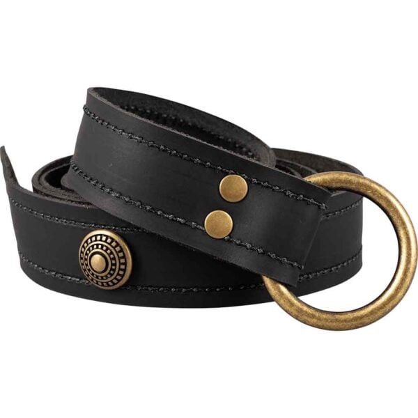 Embellished Ring Belt - 1.25 Inch