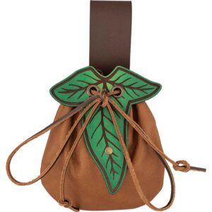 Small Elven Leaf Belt Pouch