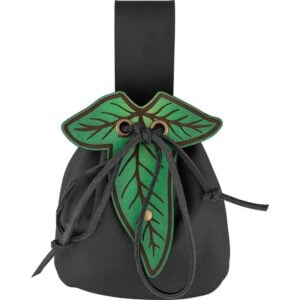 Small Elven Leaf Belt Pouch