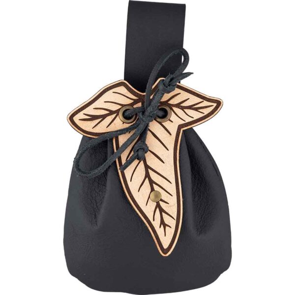 Small Elven Leaf Belt Pouch