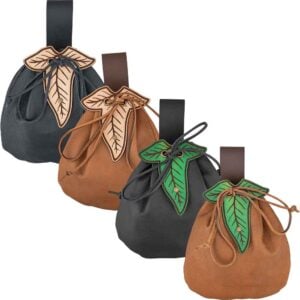 Large Elven Leaf Belt Pouch