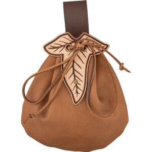 Large Elven Leaf Belt Pouch