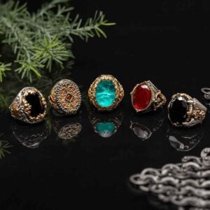 Onyx Medieval Fantasy Ring