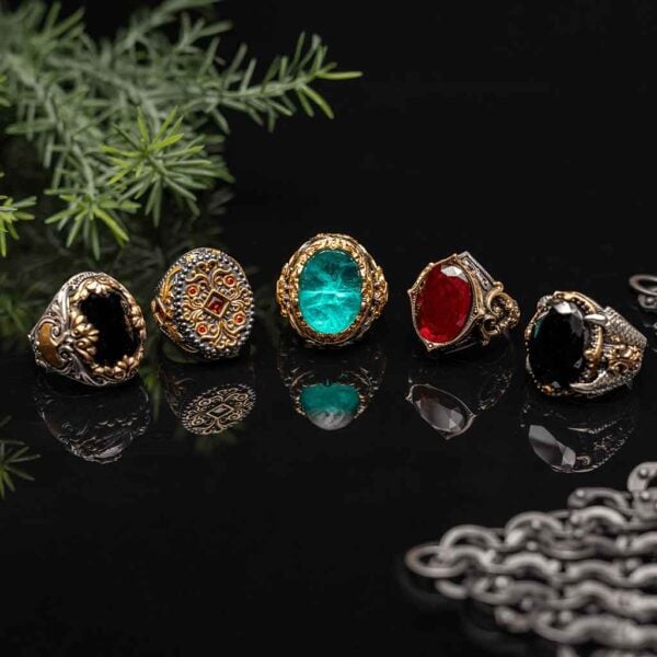 Onyx Medieval Fantasy Ring