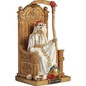 Enthroned Santa Muerte Statue