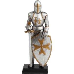 Sword and Shield Crusader Statue