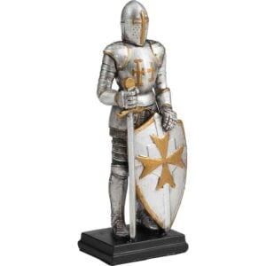 Sword and Shield Crusader Statue