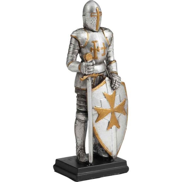 Sword and Shield Crusader Statue