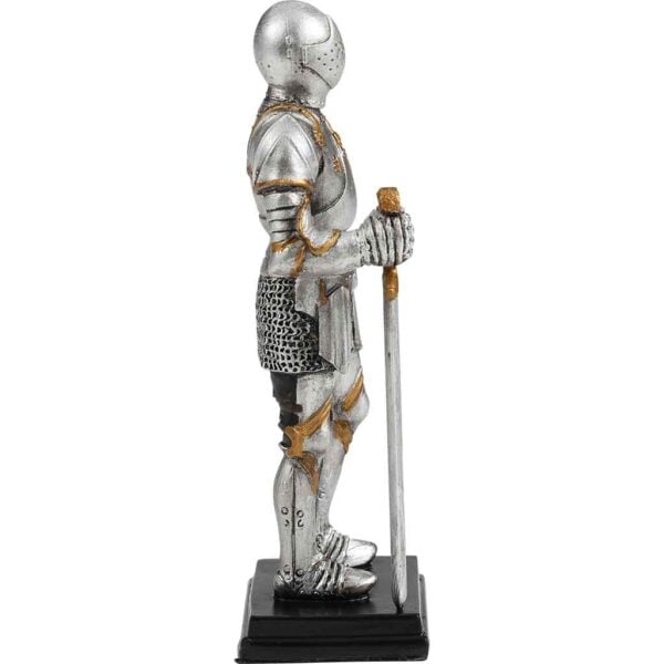 Knight in Armour Stance Statue