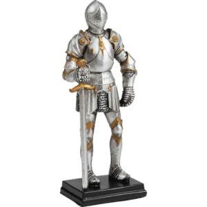 Knight in Armour Stance Statue