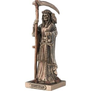 Scythe and Scale Santa Muerte Statue