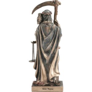 Scythe and Scale Santa Muerte Statue