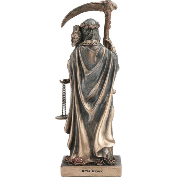 Scythe and Scale Santa Muerte Statue