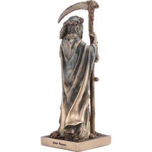 Scythe and Scale Santa Muerte Statue