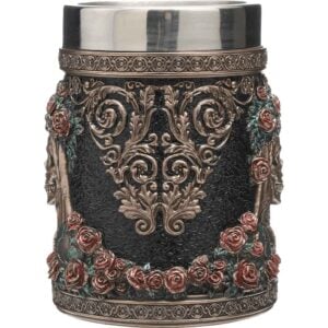 Santa Muerte Flores Beer Stein