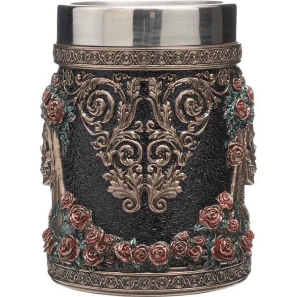 Santa Muerte Flores Beer Stein