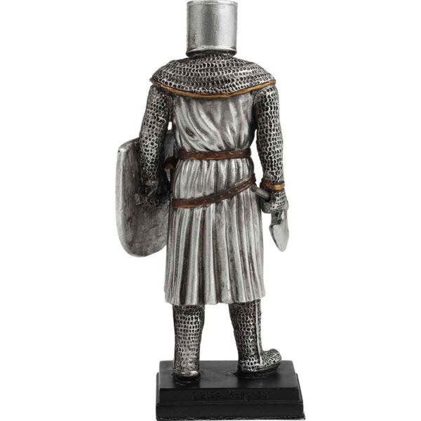 Axe and Shield Crusader Knight Statue