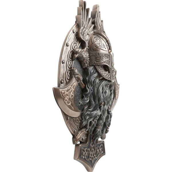 Twin Axe Viking Berserker Wall Plaque