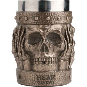 No Evil Skeleton Beer Stein