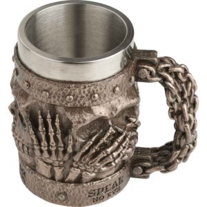 No Evil Skeleton Beer Stein