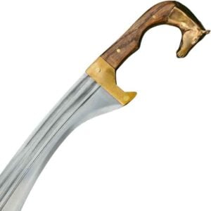 Bronze Horse Head Iberian Falcata