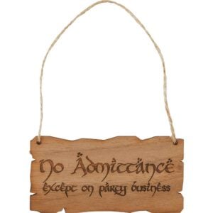 No Admittance Christmas Ornament