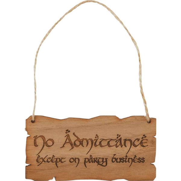 No Admittance Christmas Ornament